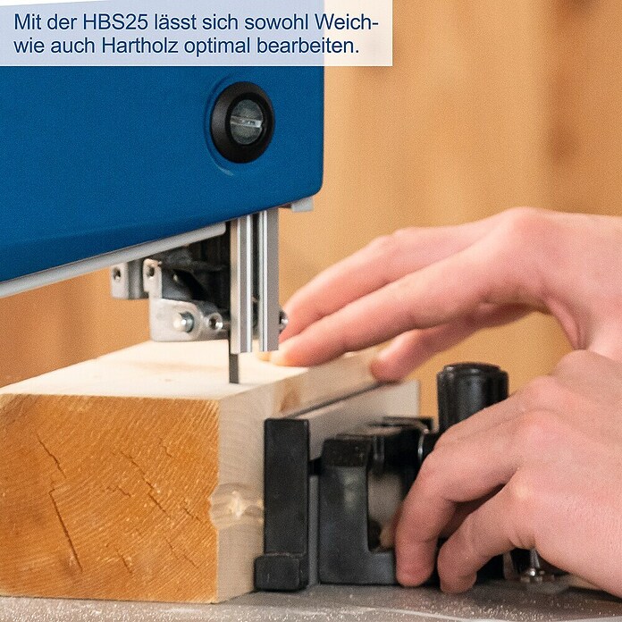Scheppach Bandsäge HBS25 (350 W, Durchlasshöhe: 80 mm, Durchlassbreite: 200 mm) | BAUHAUS
