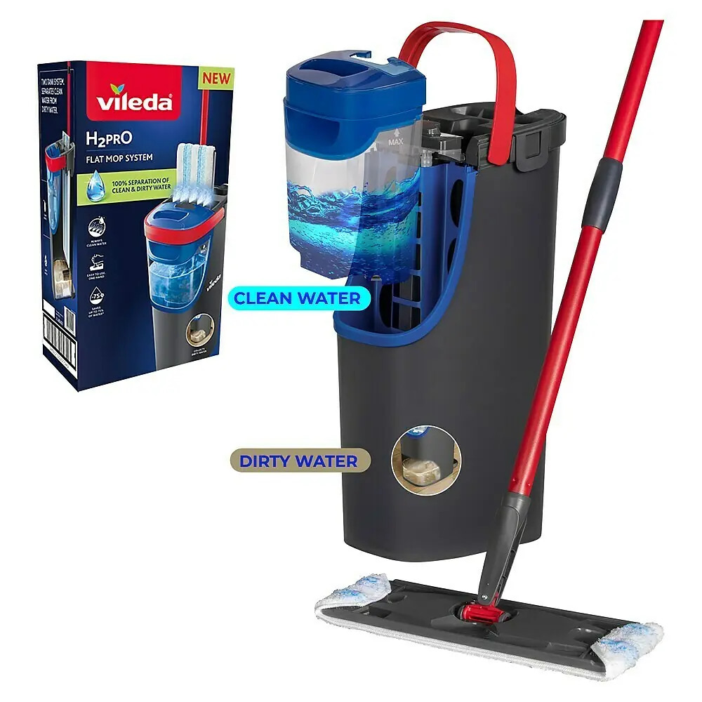 INF Microvezel Mop Pad Navullingen - 3 Stuks, Compatibel met Vileda H2Pro