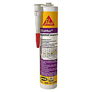 Sika Sellador de humedad SikaMur InjectoCream-100 (Blanco, 300 ml)