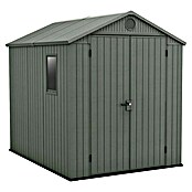 Keter Tuinhuis Darwin 68 (Buitenmaat incl. dakoverstek (b x d): 190 x 244 cm, Kunststof, Groen, 4,5 m²) | BAUHAUS