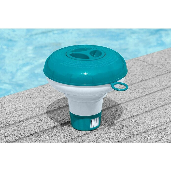Bestway Dozirni plovec  (Modra, Bela) | 8358 - Poolabdeckungen/ -Unterlagen | ICIC - Pools / Whirlpools Zubehör | ICI - Pools & Zubehör | IC - Freizeit im Garten | I - Stadtgarten | BAUHAUS