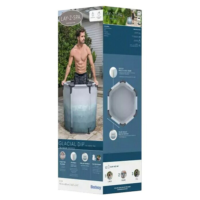 Bestway Lay-Z-Spa Ledena kupka  (Ø x V: 90 x 80 cm) | BAUHAUS