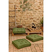 Cojín para suelo capitone water resist (Verde, 45 x 45 cm, 1 ud.) | BAUHAUS
