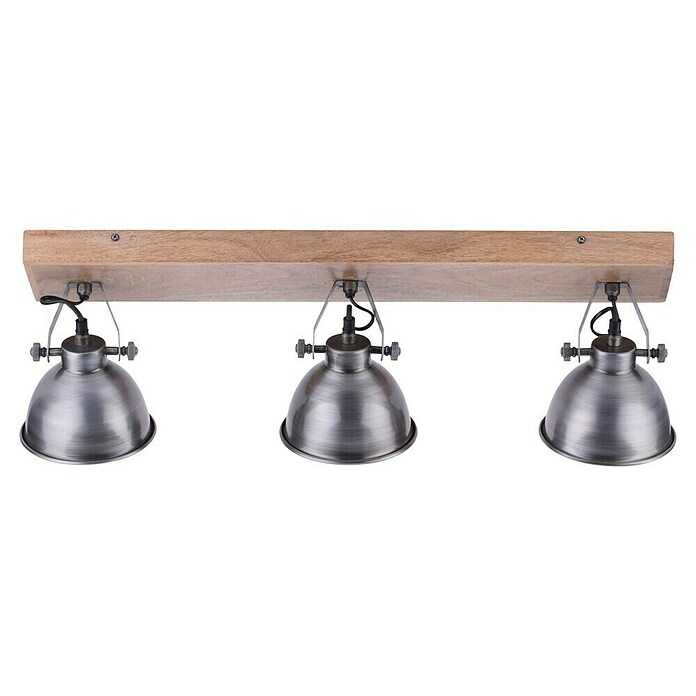 LeuchtenDirekt Samia Regleta (3 × 40 W, Color: Hierro, L x An x Al: 71 x 16 x 22,5 cm)