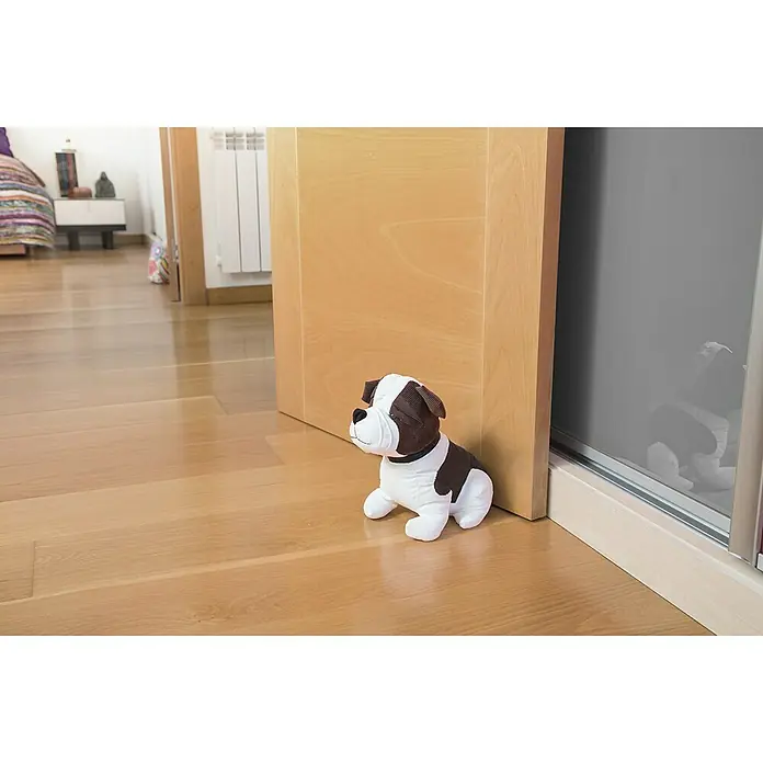 Rei Tope de puerta Perrito - Textil - Este tope de puerta con forma de perro mantiene las puertas abiertas de forma fiable. El diseño bonito lo convierte en un atractivo decorativo en cualquier habitación.