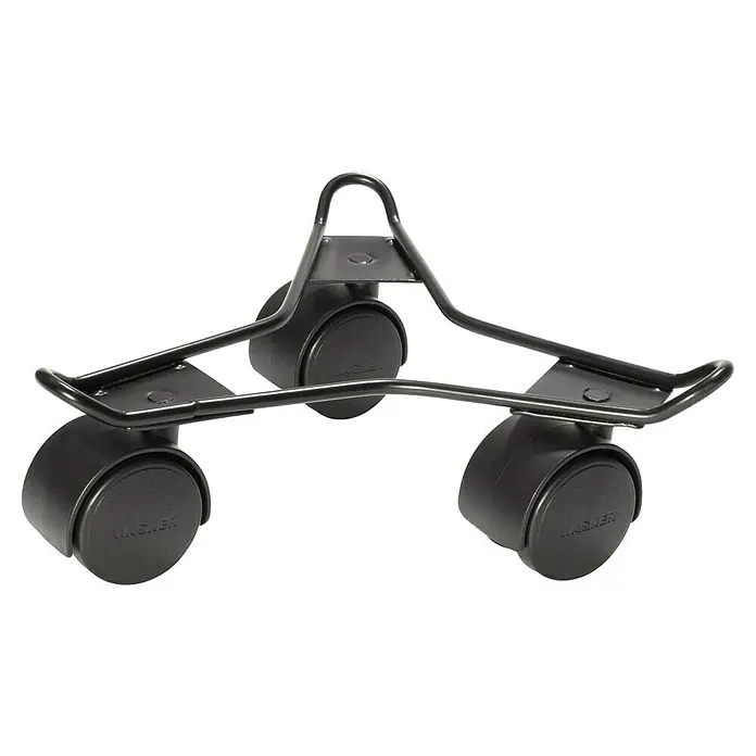 Wagner System Pflanzenroller - Stahl, Schwarz, Max. Belastung: 60 kg - Rollbarer Pflanzenständer von Wagner mit drei Rollen für den flexiblen Einsatz im Innen- und Außenbereich, ideal zum Bewegen schwerer Pflanzen.