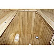 Sanotechnik Finska savna Lindholm  (Električna peč, Do x Š x V: 128,2 x 120 x 194 cm) | 4146 - Element-Saunen | DCGA - Fertigsauna | DCG - Sauna Wellness | DC - Sanitärinstallation | D - Sanitär | BAUHAUS