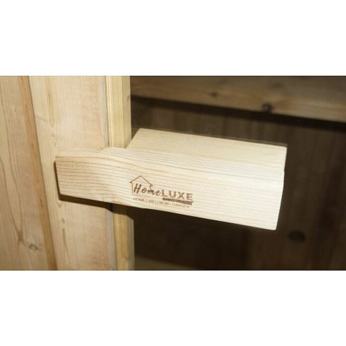Sanotechnik Finska savna Lindholm  (Električna peč, Do x Š x V: 128,2 x 120 x 194 cm) | 4146 - Element-Saunen | DCGA - Fertigsauna | DCG - Sauna Wellness | DC - Sanitärinstallation | D - Sanitär | BAUHAUS