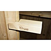Sanotechnik Finska savna Lindholm  (Električna peč, Do x Š x V: 128,2 x 120 x 194 cm) | 4146 - Element-Saunen | DCGA - Fertigsauna | DCG - Sauna Wellness | DC - Sanitärinstallation | D - Sanitär | BAUHAUS