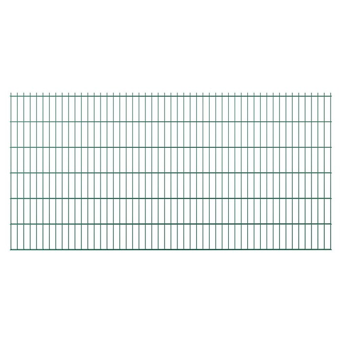 Mattenzaun Vega 2D (Grün, B x H: 2 500 x 2 030 mm, Stahl) | BAUHAUS