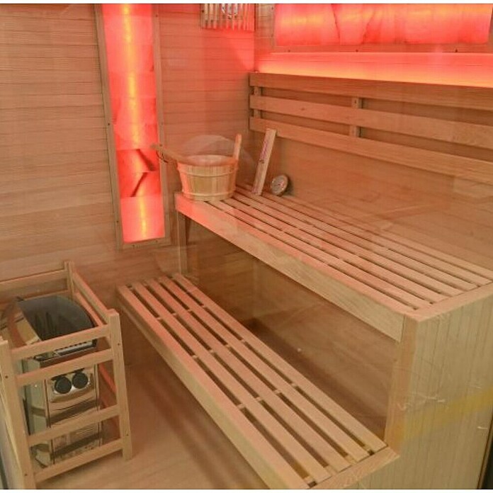 Sanotechnik Finska sauna Luxor 2  (Električna pećnica, D x Š x V: 150 x 140 x 190 cm) | BAUHAUS