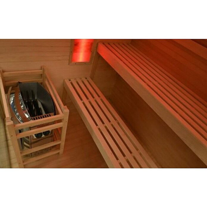 Sanotechnik Finska sauna Luxor 1  (Električna pećnica, D x Š x V: 120 x 120 x 190 cm) | BAUHAUS