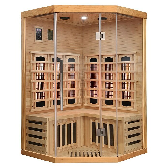 Sanotechnik Infracrvena sauna Supreme  (2.460 W, 7 reflektora s crvenim svjetlom, 120 x 120 x 190 cm) | BAUHAUS