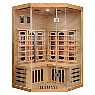 Sanotechnik Infracrvena sauna Supreme (2.460 W, 7 reflektora s crvenim svjetlom, 120 x 120 x 190 cm)