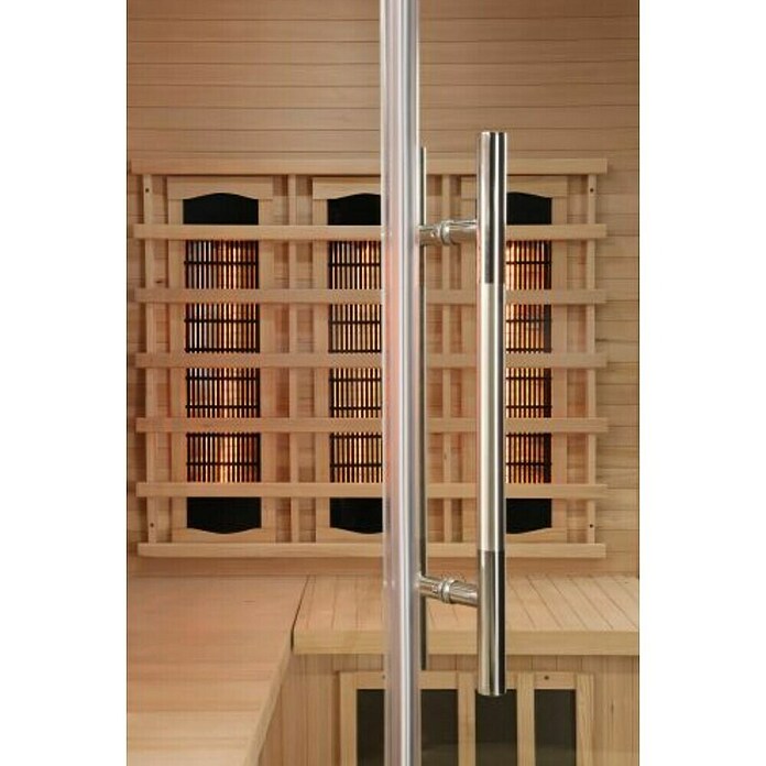 Sanotechnik Infracrvena sauna Supreme  (2.460 W, 7 reflektora s crvenim svjetlom, 120 x 120 x 190 cm) | BAUHAUS