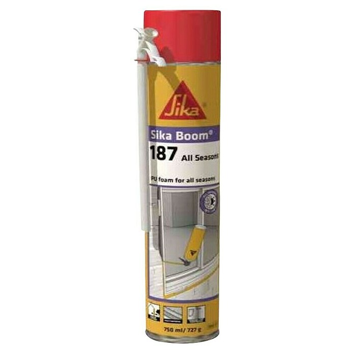 Sika Boom Montažna pena 187 All Seasons  (750 ml) | Gradbene pene | Gradbena kemija | Gradbeni material | Izdelki | BAUHAUS