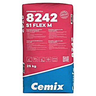 Cemix Ljepilo za pločice S1 FLEX M (25 kg, Siva)