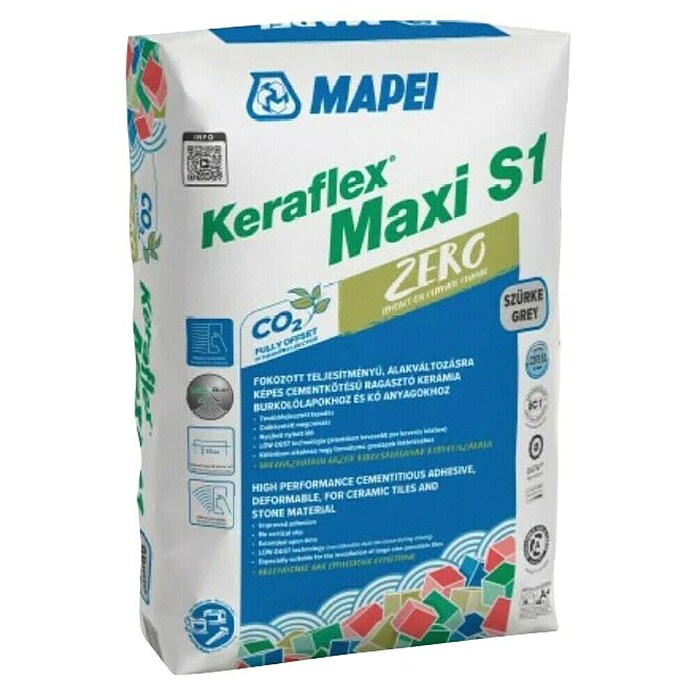 Mapei Fleksibilno ljepilo Keraflex Maxi S1 Zero  (Siva, 25 kg) | BAUHAUS