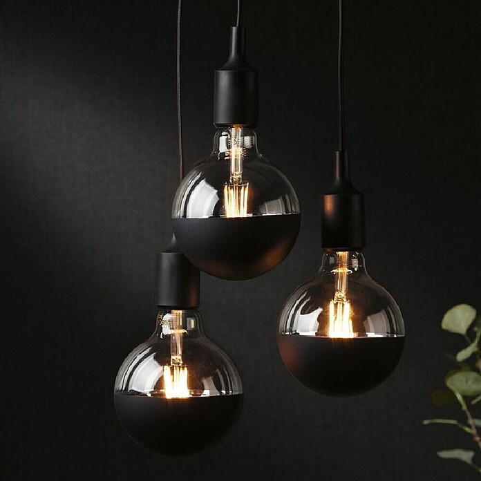 Paulmann Neordic Pendelleuchte (3 x 20 W, Schwarz, Höhe: 200 cm)
