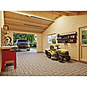 Palmako Garaje con carport Roger sin puerta (Medidas ext. (An x Pr): 706 x 619 cm, Natural, Madera, 19 m², Sin tratar) | BAUHAUS