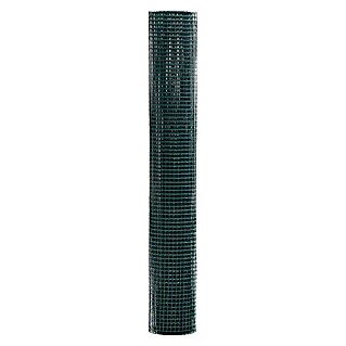 Malla metálica Electrosoldada (L x Al: 5 x 1 m, Alambre de acero, Verde, 19 mm)