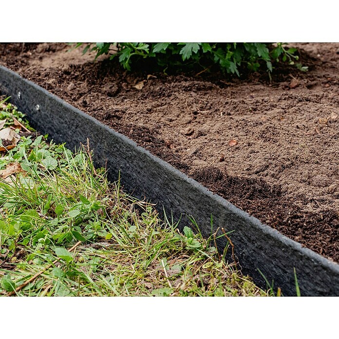 Rasenkante Ecolat (L x H: 10 m x 14 cm, Grau) | BAUHAUS