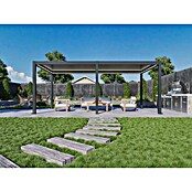 Pergola Bellano S25  (Do x Š: 303 x 585 cm, Antracit) | 8298 - Gartenzelte/Pavillons | ICFA - Sonnenschutz | ICF - Sonnenschutz | IC - Freizeit im Garten | I - Stadtgarten | BAUHAUS
