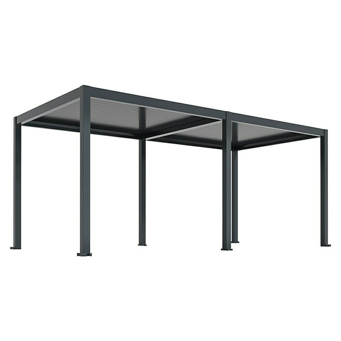 Pergola Bellano S25  (Do x Š: 303 x 585 cm, Antracit) | 8298 - Gartenzelte/Pavillons | ICFA - Sonnenschutz | ICF - Sonnenschutz | IC - Freizeit im Garten | I - Stadtgarten | BAUHAUS