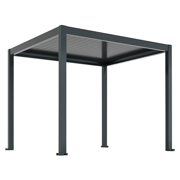 Pergola Bellano S25  (Do x Š: 303 x 303 cm, Antracit) | 8298 - Gartenzelte/Pavillons | ICFA - Sonnenschutz | ICF - Sonnenschutz | IC - Freizeit im Garten | I - Stadtgarten | BAUHAUS