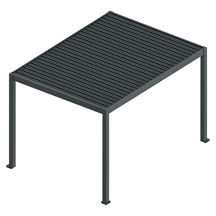 Paviljon Bellano S25  (D x Š: 303 x 403 cm, Tamno siva) | BAUHAUS