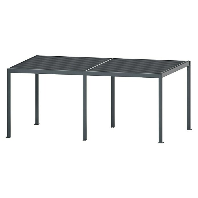 Paviljon Bellano S25  (D x Š: 403,5 x 585,5 cm, Tamno siva) | BAUHAUS