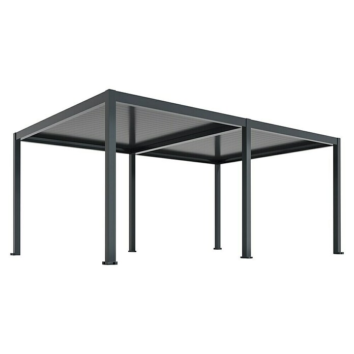 Paviljon Bellano S25  (D x Š: 403,5 x 585,5 cm, Tamno siva) | BAUHAUS