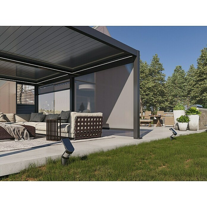 Paviljon Bellano S25  (D x Š: 403,5 x 585,5 cm, Tamno siva) | BAUHAUS
