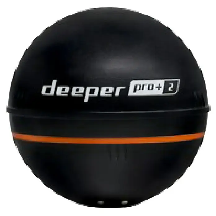 Deeper Fishfinder & GPS-Kartenplotter PRO+ 2 - Höhe: 65 mm, WLAN - Das Deeper PRO+ 2 ist ein intelligenter, drahtloser Fischfinder mit GPS, der ideal zum Angeln vom Ufer, Kajak oder Boot aus geeignet ist.