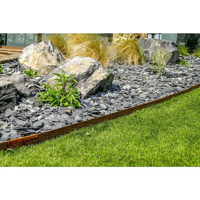 Jardinion Bordatura Per Prato E Aiuole, 80 Cm, Verde, In Plastica Riciclata, Flessibile E Resistente Ai Raggi UV - 5