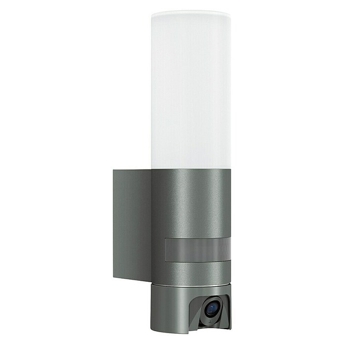 Steinel LED senzorska zunanja stenska svetilka L 625 CAM  (14 W, Do x Š x V: 13,1 x 7,8 x 30,5 cm, Antracit/Bela, Toplo bela) | 3079 - Wandleuchte outdoor mit Bewegungsmelder | CAJA - Outdoorleuchten Hochvolt | CAJ - Outdoorleuchten | CA - Beleuchtung | C - Elektro | BAUHAUS