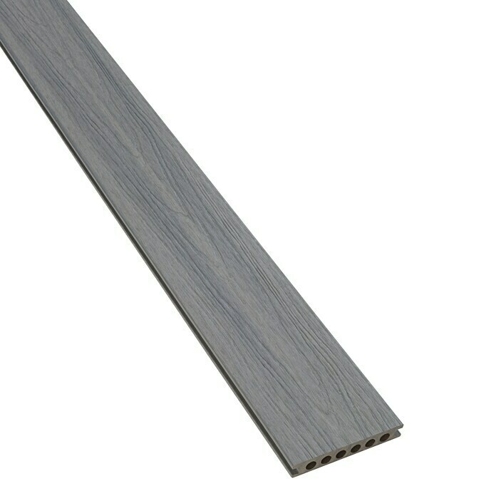 b!design WPC-Terrassendiele Mirage Grey (Grau, 300 x 13,8 x 2,25 cm)