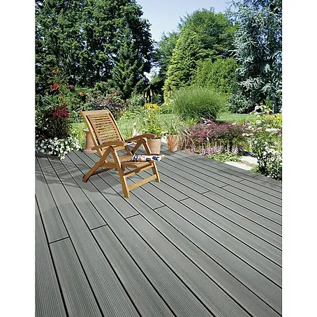 b!design  WPC-Terrassendiele Mirage Grey
