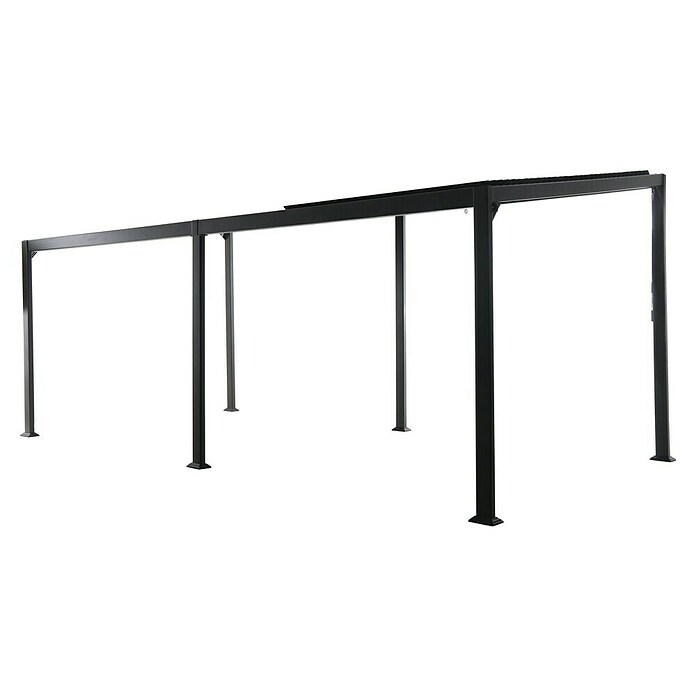 Sunfun Pérgola adosada Palma XXL (L x An x Al: 300 x 600 x 255 cm, Antracita)