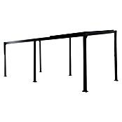 Sunfun Pérgola adosada Palma XXL (L x An x Al: 300 x 600 x 255 cm, Antracita)