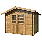 Palmako Caseta de jardín Valentine (Medidas ext. (An x Pr): 332 x 233 cm, Madera, Marrón) | BAUHAUS