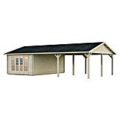 Palmako Caseta de jardín Irene (Medidas ext. (An x Pr): 1.006 x 619 cm, Madera sin tratar, Natural) | BAUHAUS