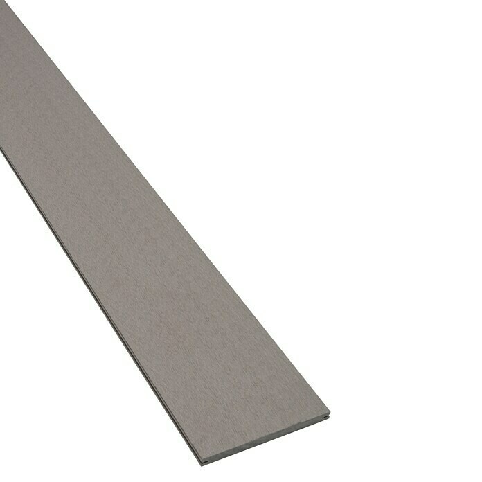 WPC-Terrassendiele Light Grey (Hellgrau, 300 x 19 x 1,6 cm)