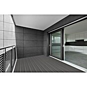 WPC-Terrassendiele Light Grey (Hellgrau, 300 x 19 x 1,6 cm)