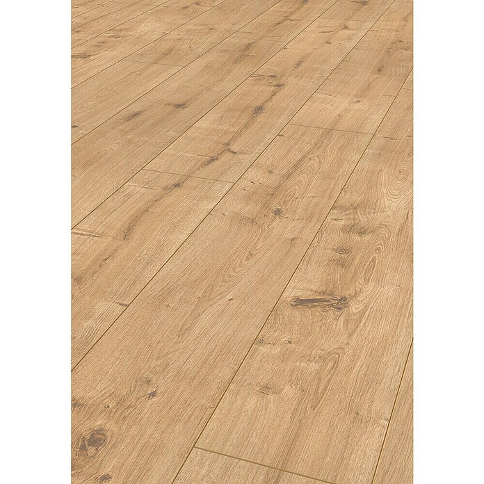 LOGOCLIC Vinto Laminat Hrast Milford  (Rustikalni pod, 1.288 x 195 x 8 mm) | BAUHAUS