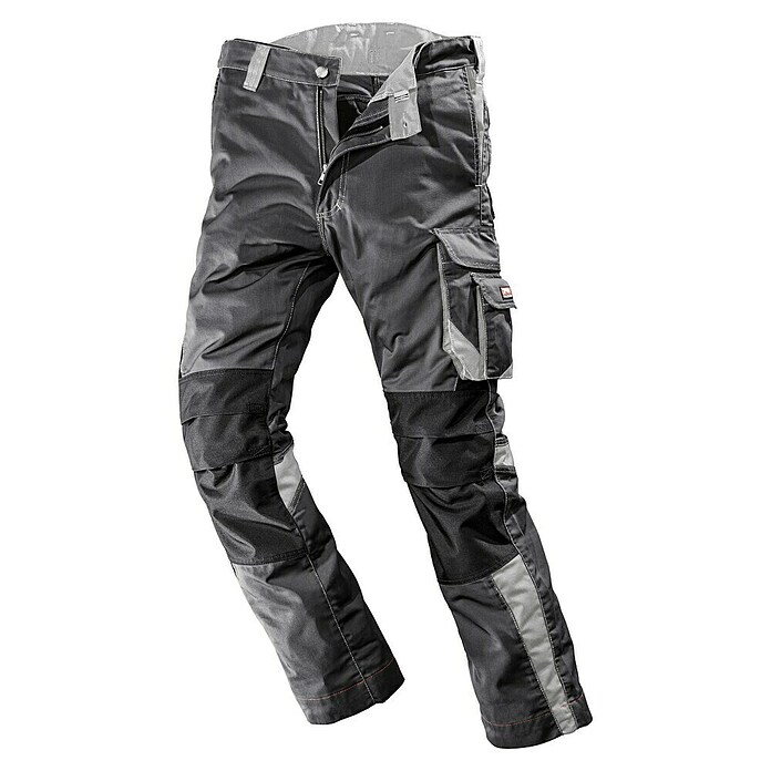 Bullstar Arbeitshose Worxtar (Unisex, Konfektionsgröße: 50, Schwarz/Grau) | BAUHAUS
