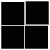Feinsteinzeugfliese Basic Black (25 x 25 cm, Schwarz, Matt) | BAUHAUS
