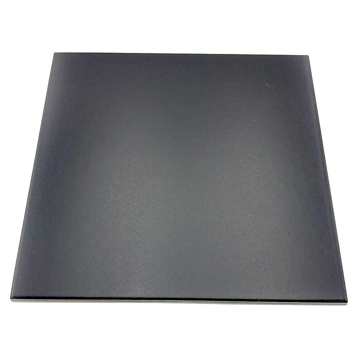Feinsteinzeugfliese Basic Black (25 x 25 cm, Schwarz, Matt) | BAUHAUS