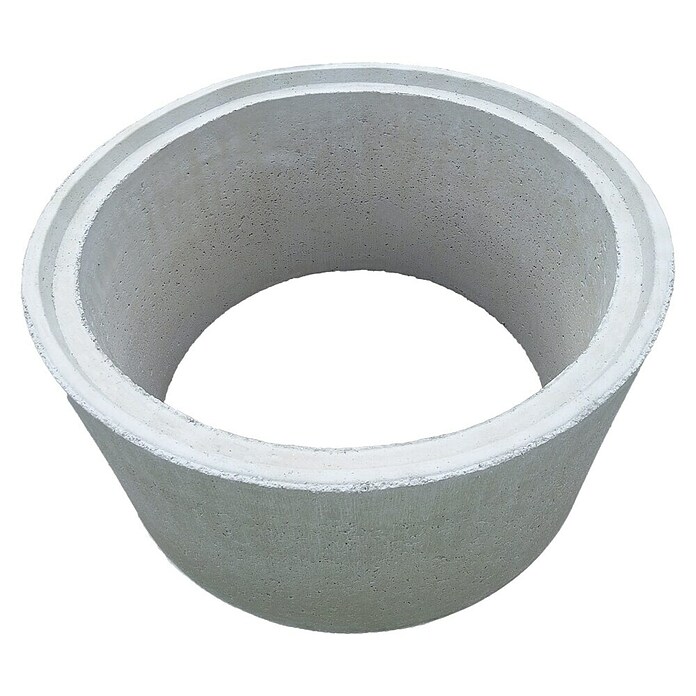Schachtring mit Falz 1000/600/80 (Beton, Durchmesser: 1 000 mm, Höhe: 600 mm) | BAUHAUS
