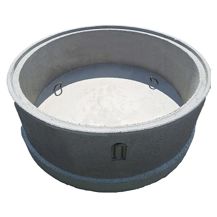 Bodenring mit Falz 1500/ 600/80 (Beton, Ø x H: 1 500 x 600 mm) | BAUHAUS